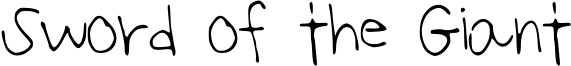 Sword of the Giant Font