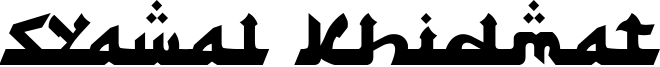 Syawal Khidmat Font