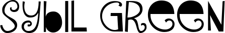 Sybil Green Font