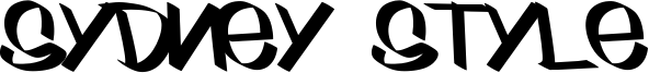 Sydney Style Font