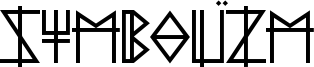 Symbolïzm Font