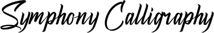 Symphony Calligraphy Font