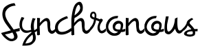 Synchronous Font