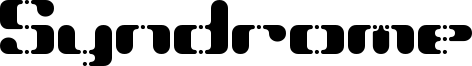 Syndrome Font