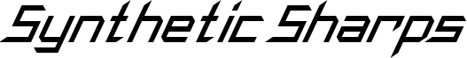 Synthetic Sharps Italic.otf