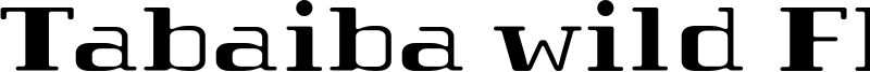 Tabaiba-wild-personal-use.otf