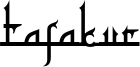 Tafakur Font