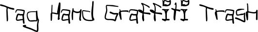 Tag Hand Graffiti Trash Font