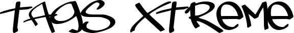 Tags Xtreme Font