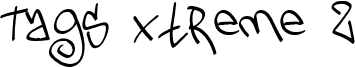 Tags Xtreme 2 Font