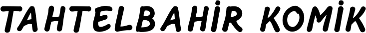 Tahtelbahir komik Font