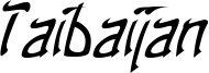 Taibaijan Italic.otf
