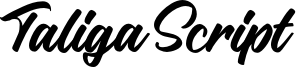 Taliga Script Font
