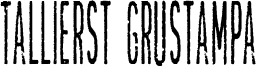 Tallierst Grustampa Font