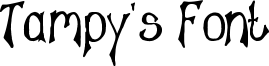 Tampy's Font Font