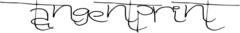 Tangent Print Font