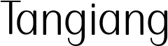Tangiang Font