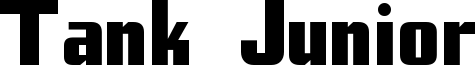 Tank Junior Font