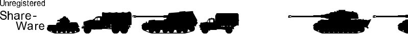 Tanks WW2 Font