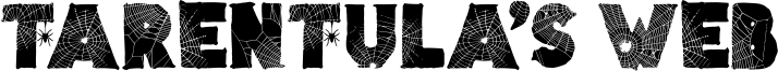 Tarentula's Web Font