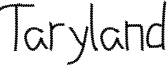 Taryland Font