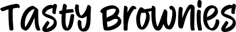 Tasty Brownies Font