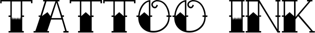 Tattoo Ink Font