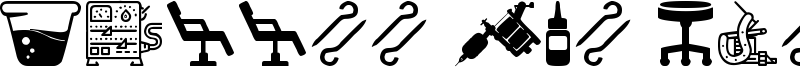 Tattoo Pro Icons Font