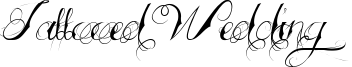 Tattooed Wedding Font
