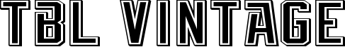 TBL Vintage Font