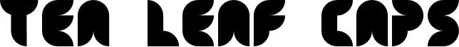 Tea Leaf Caps Font