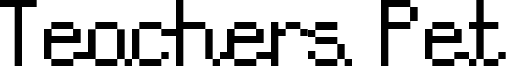 Teachers Pet Font