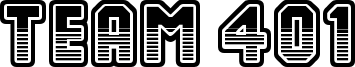 Team 401 Font