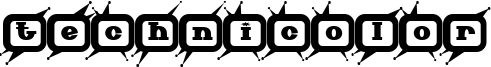 Technicolor Font