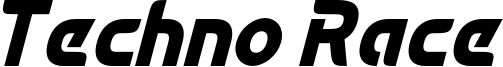 Techno Race Font