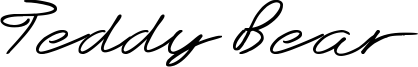 Teddy Bear Font