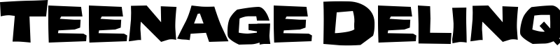 Teenage Delinquent Font
