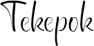 Tekepok Font