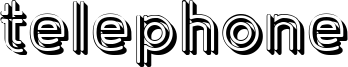 Telephone Font