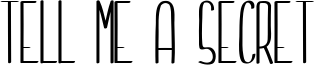 Tell me a secret light.ttf