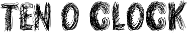 Ten O Clock Font