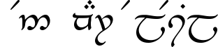 Tengwar-Elesil-Normal.ttf