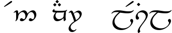 Tengwar Elesil Font