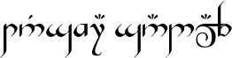 Tengwar Gandalf Font