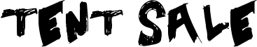 Tent Sale Font