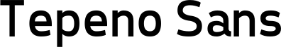 Tepeno Sans Font