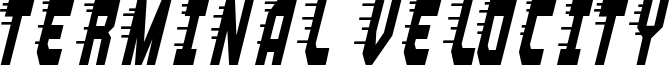 Terminal Velocity Font