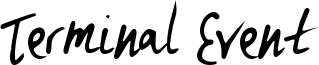 Terminal Event Font