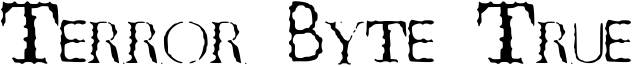 Terror Byte True Font