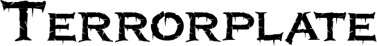 Terrorplate Font